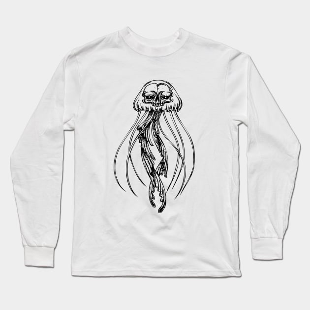 Skelly jelly Long Sleeve T-Shirt by Dracuria